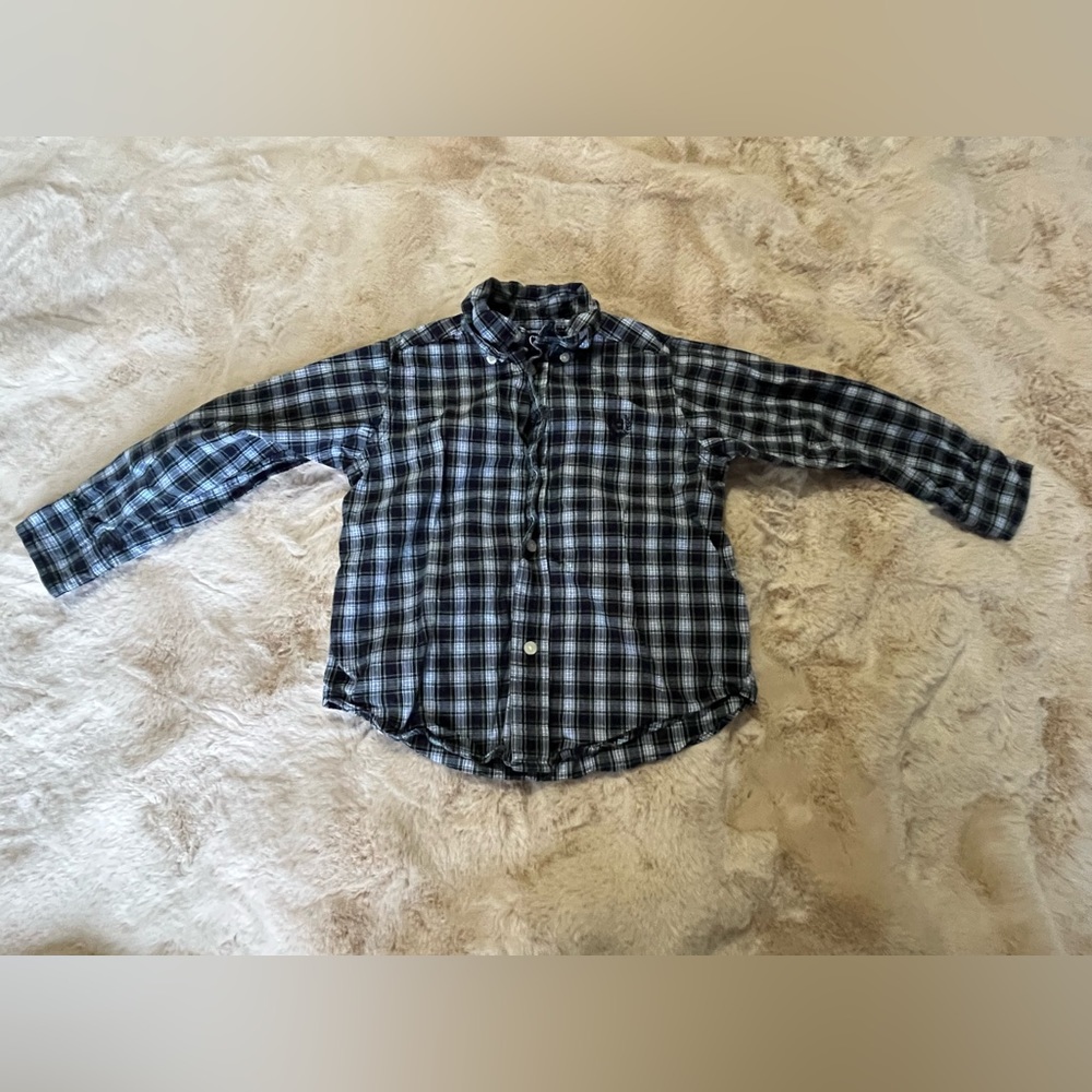 Chaps poplin button down size 3T